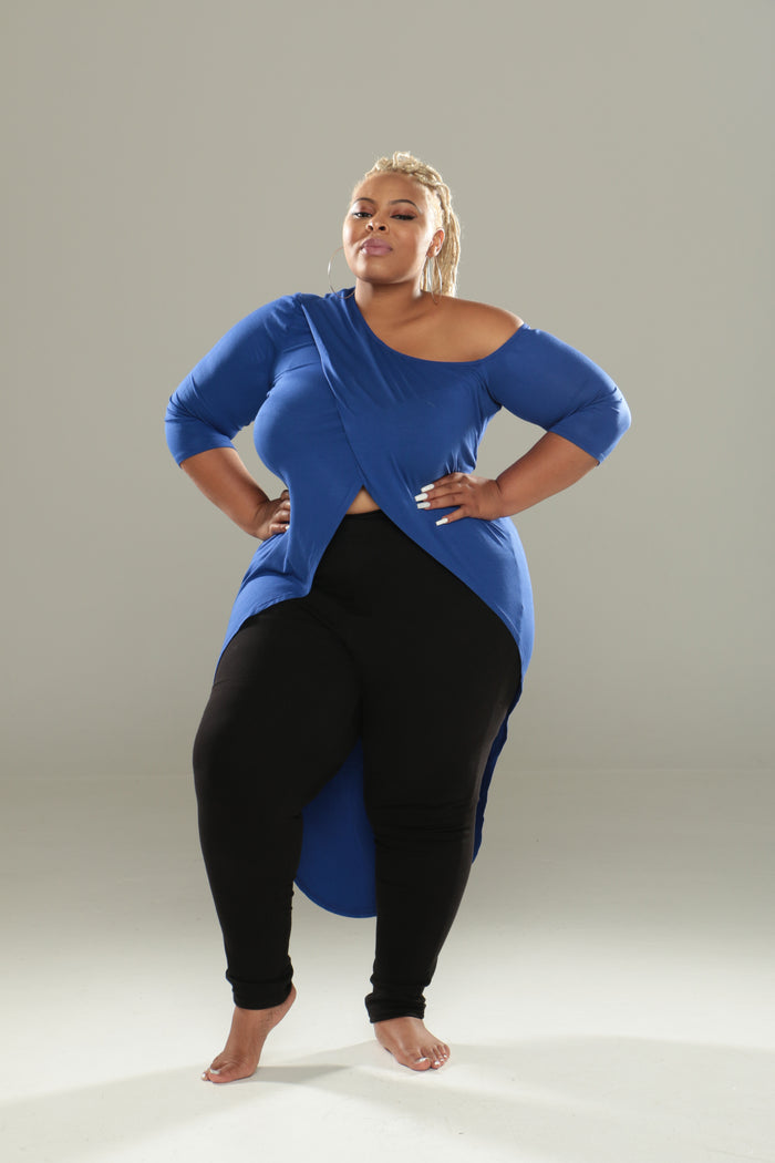 Plus Size High Low Top