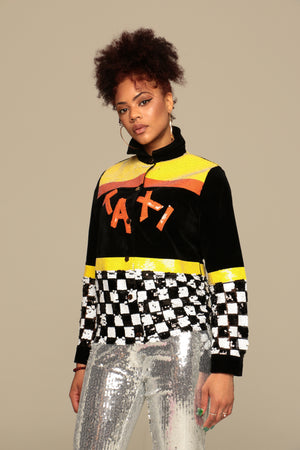 New York Taxi Sequin Jacket